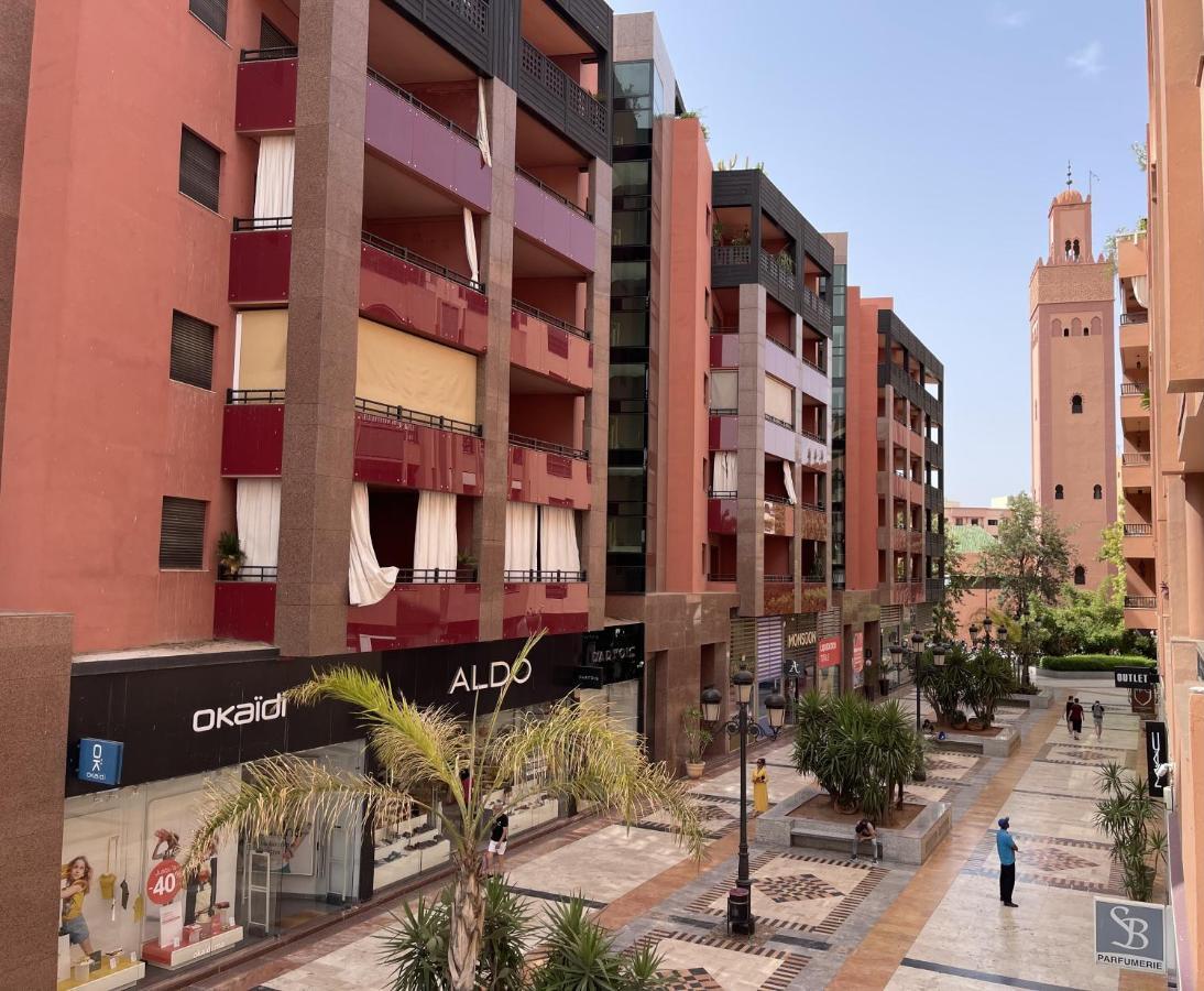 Appartement Haut Standing Gueliz Plaza Avec Vue Marrakesh Eksteriør billede