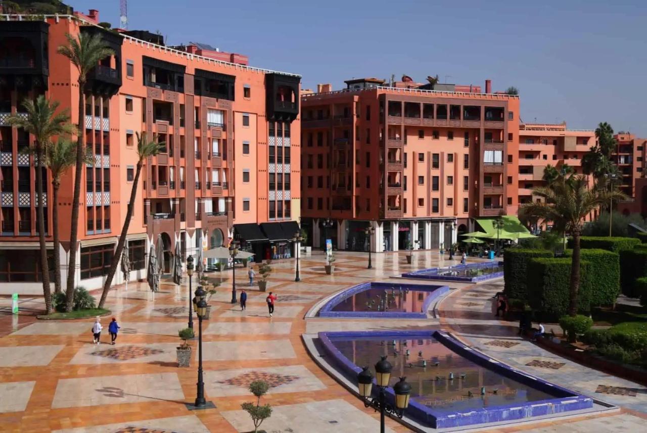 Appartement Haut Standing Gueliz Plaza Avec Vue Marrakesh Eksteriør billede