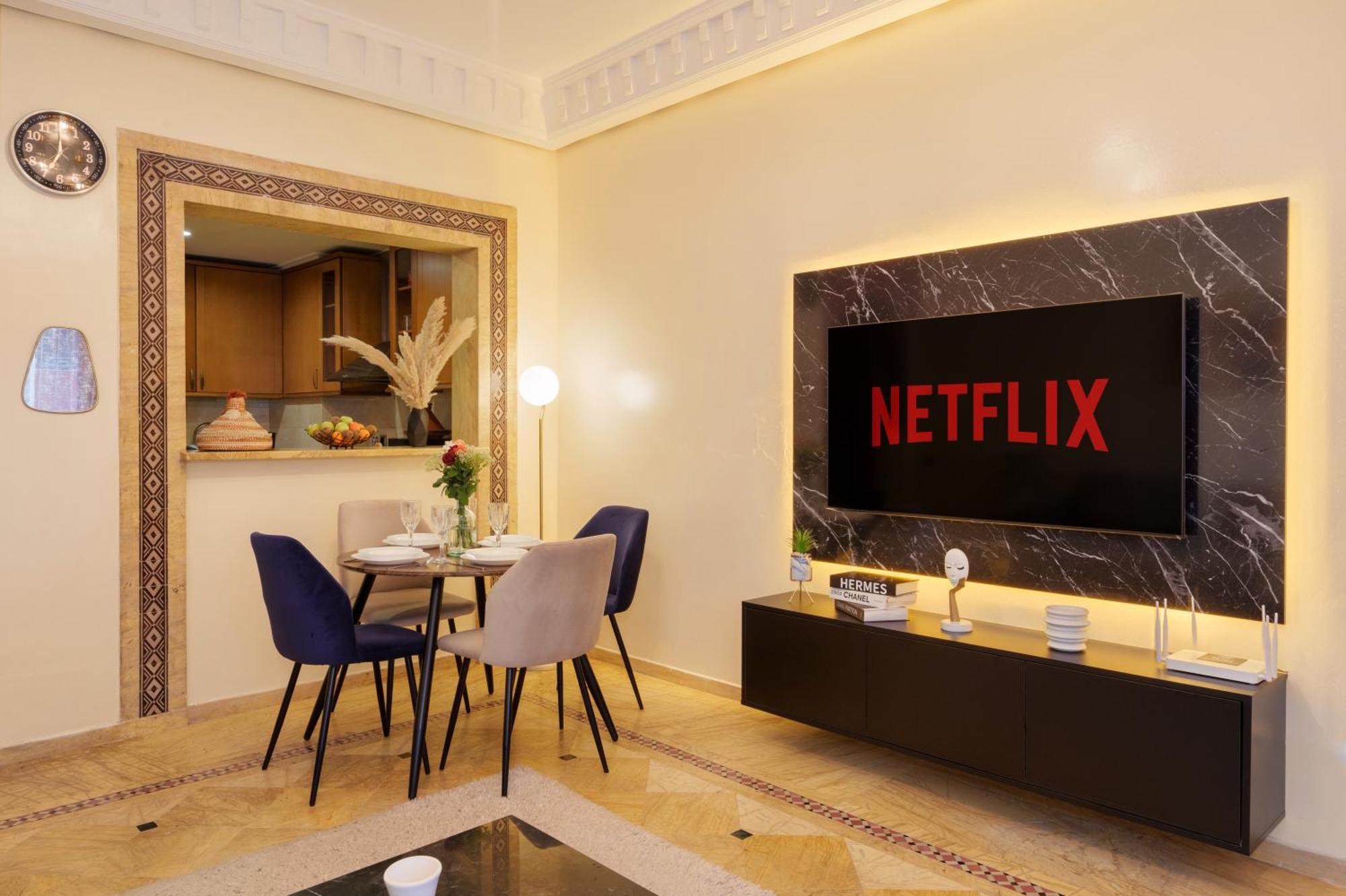 Appartement Haut Standing Gueliz Plaza Avec Vue Marrakesh Eksteriør billede