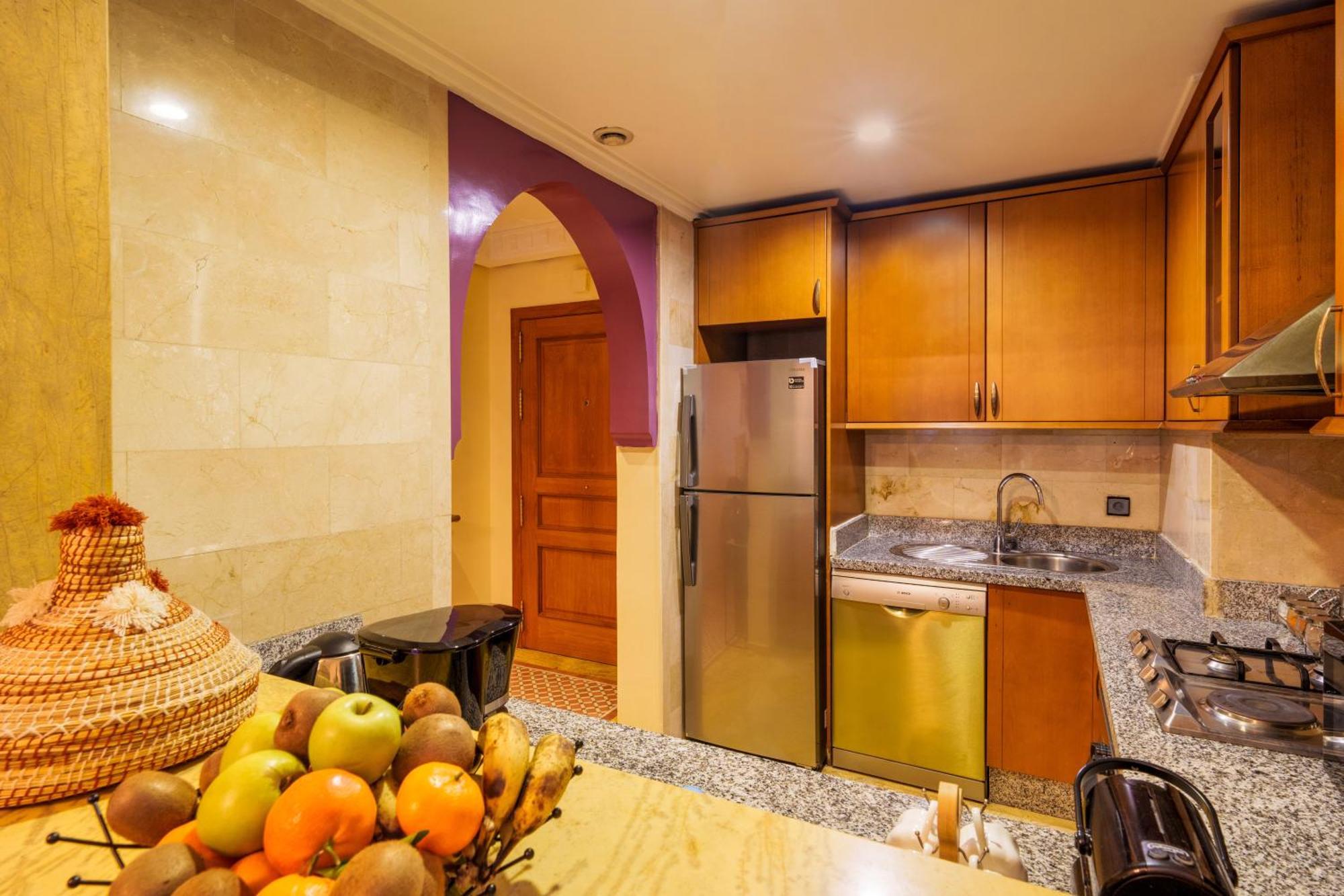 Appartement Haut Standing Gueliz Plaza Avec Vue Marrakesh Eksteriør billede