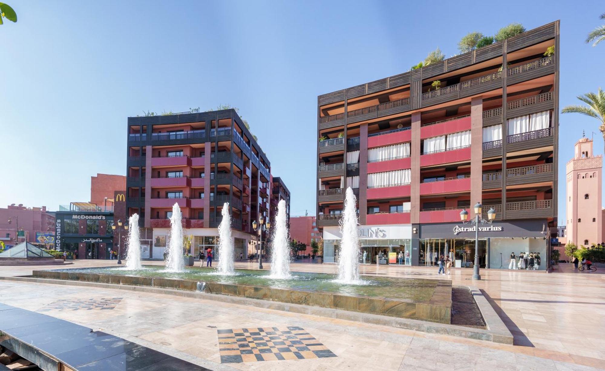 Appartement Haut Standing Gueliz Plaza Avec Vue Marrakesh Eksteriør billede