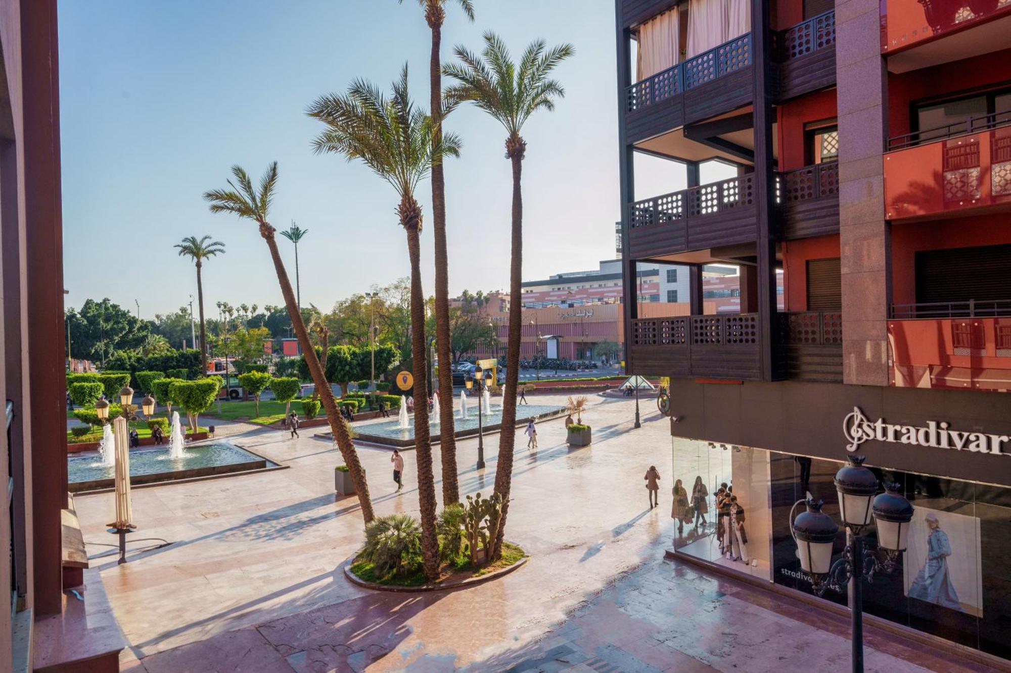 Appartement Haut Standing Gueliz Plaza Avec Vue Marrakesh Eksteriør billede